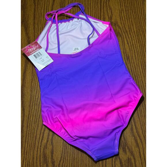 KANU SURF Kid's Janie & Brooke One Piece Swim Suits sz 14 Summer Beach Vacation - Picture 3 of 4